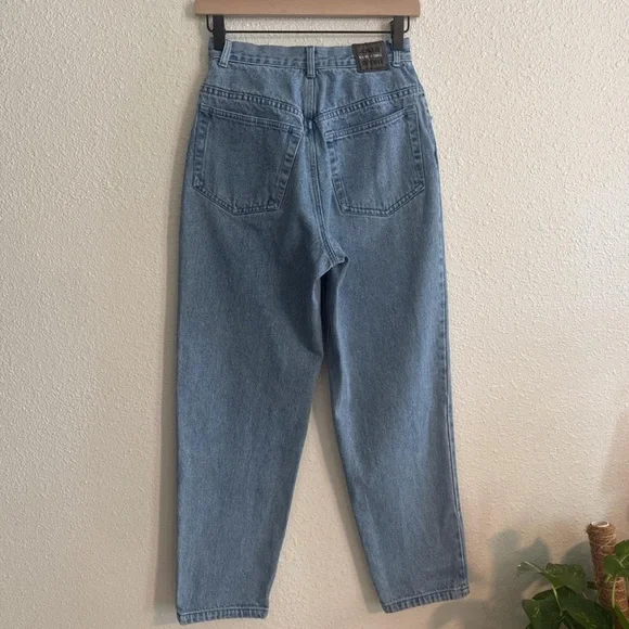 Vintage 90s Jones New York Sport Mom Jeans Rigid Denim Retro Classic - Picture 6 of 10
